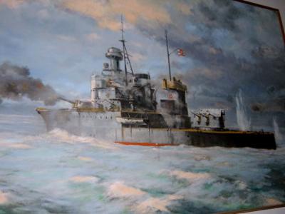 Photo 3 - HMTS Thonburi in battle off the coast of Trat in 1941