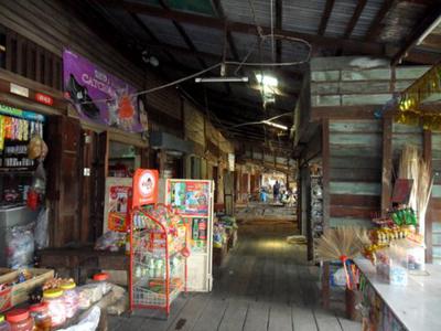 An old provision shop, one of the few open that day